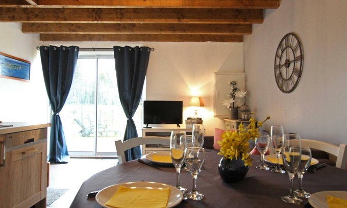 Angey Cabaña | Casa encantadora entre Avranches y Granville, cerca del Mont St-Michel