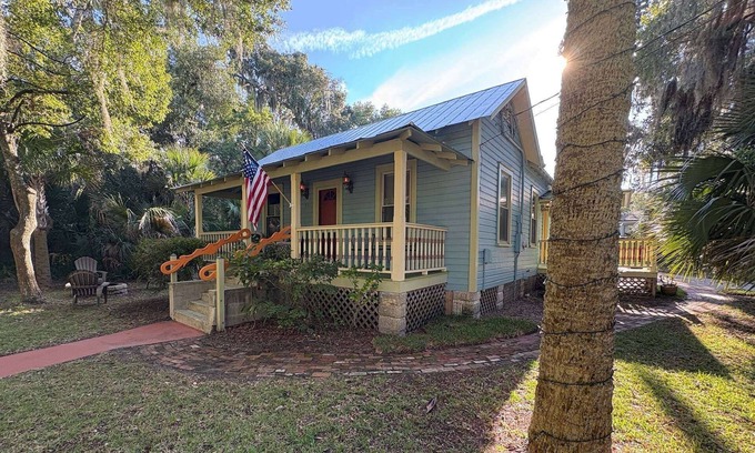 St. Augustine Casa | Charming Cottage, Bike to Downtown Attractions, Private Fenced Yard, Hot Tub, $300 in Free Tickets!