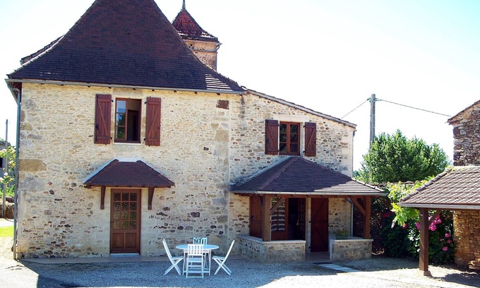 Loubejac Cabaña | Encantadora casa de campo con terraza al sur Perigord país negro y castaño