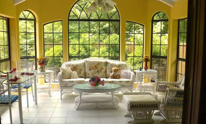 Harrison Casa | Charming country home nestled in nature down a short gravel road.