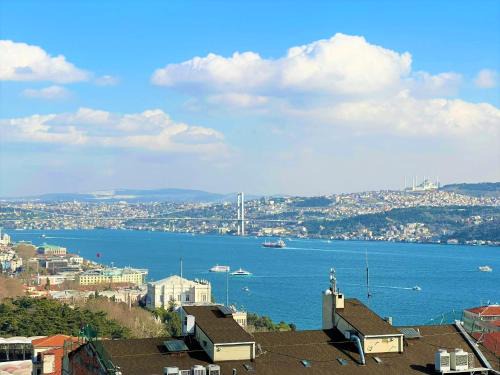 Gumussuyu Mahallesi Apartamento | Charming, Designer Apartment with Private Rooftop Terrace, Bathtub, and Sea View in Taksim