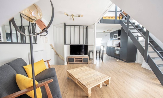 Boulogne-Centre Apartamento | Charming Duplex downtown