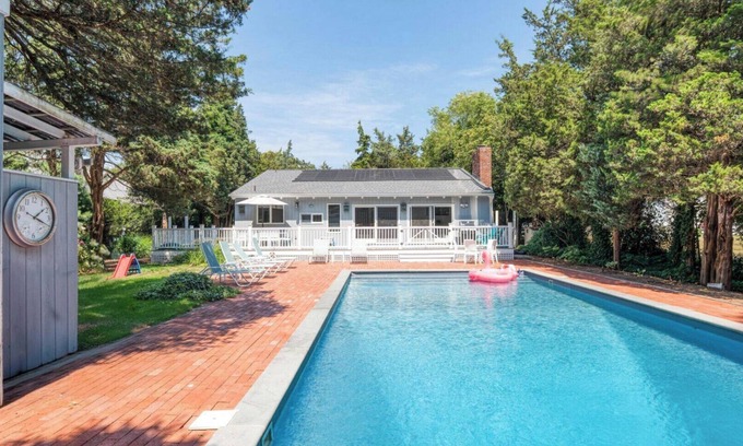 Clearwater Beach Casa | Charming East Hampton Home, Private Heated Pool, Perfect for Families