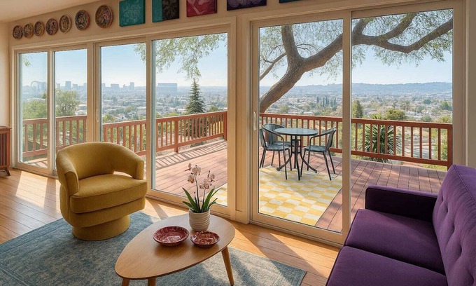Elysian Heights Casa | Hill Top Echo Park Artist Home w/ Ocean View!