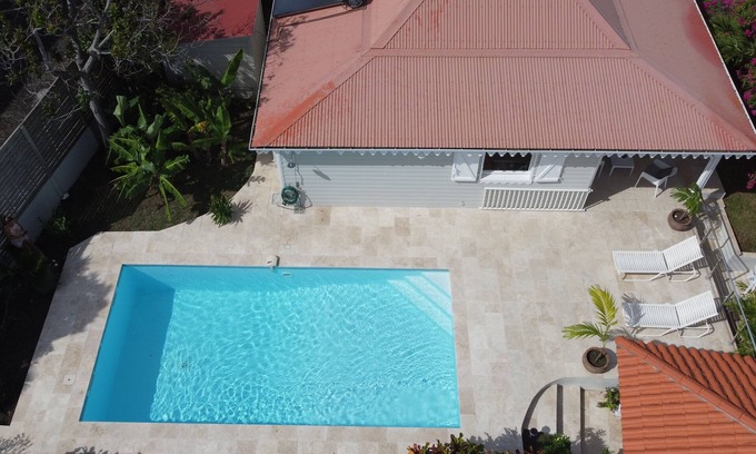 Sainte-Anne Villa | "La villa Viauvy" con piscina privada