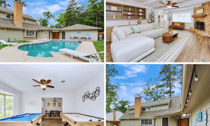 Conroe Casa | Charming Family Retreat w/Private Pool, Gameroom