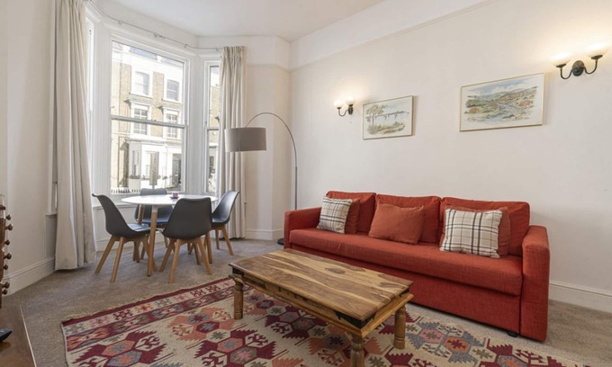 West Brompton Apartamento | Charming 1 bed flat in West Brompton (sleeps 4)