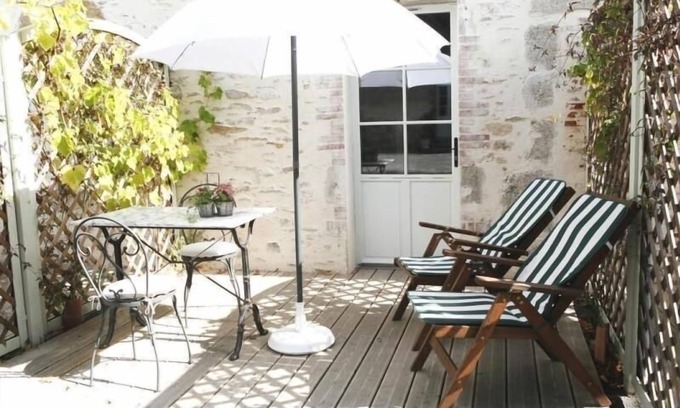 Talmont-Saint-Hilaire Cabaña | Casa rural con encanto: terraza privada, WiFi, bicis, cerca del mar y spa