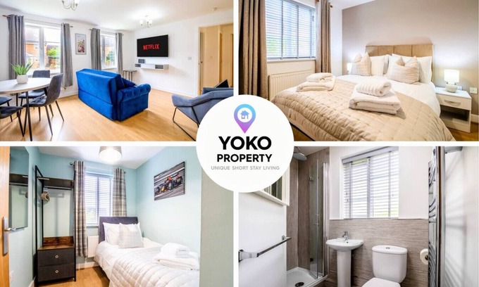 Milton Malsor Apartamento | Charming 2 Bedroom 2 Bathroom Flat Free Parking Sky TV