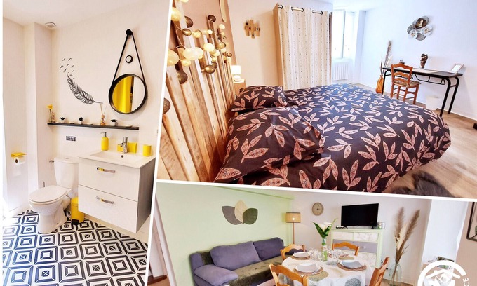 Andouille Apartamento | Acogedor Gîte cerca de Laval: Equipado, Ideal para Parejas y Familias, Mascotas Bienvenidas