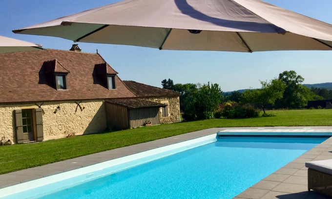 Saint-Avit-Senieur Cama Y Desayuno | Encantadora casa de huéspedes con piscina climatizada