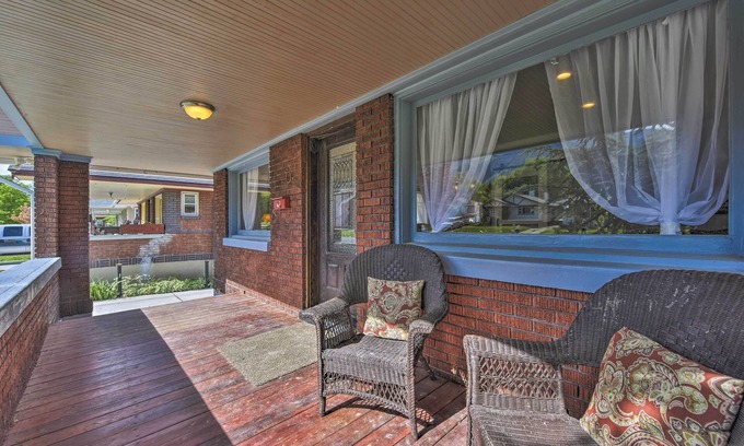 Ogden Casa | Casa histórica con encanto de Ogden con casa verde y estanque