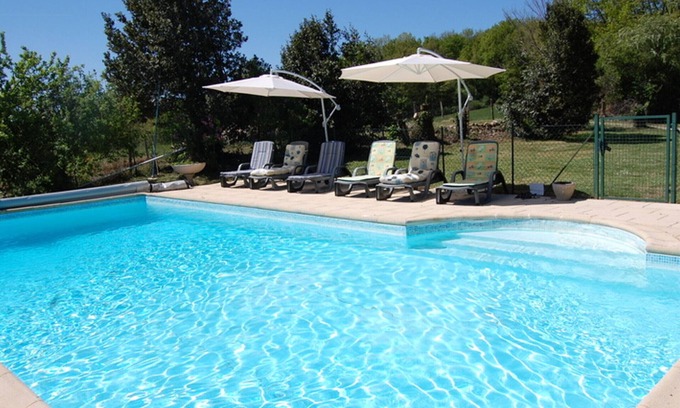 Montignac Cabaña | Casa rural encantadora con piscina privada en el corazón del Perigord Noir