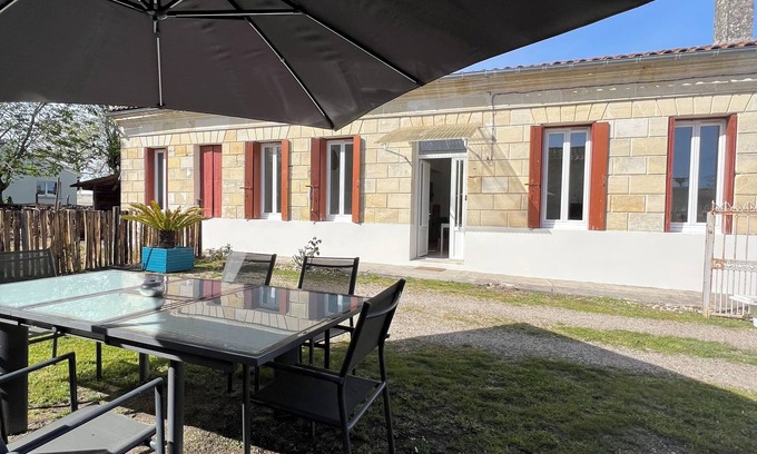 Cussac-Fort-Medoc Casa | Charming house in the heart of the Médoc