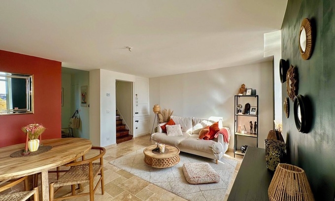Samois-sur-Seine Casa | Charming house with garden&BBQ ideal for family and telework-10min from Fontainebleau