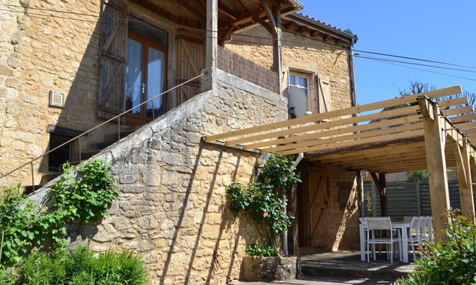 Grolejac Cabaña | Casa encantadora, terraza sombreada cerca de Sarlat