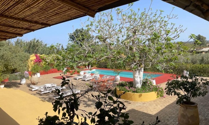Sahel Chamali Casa | Encantadora casa con piscina privada en el campo marroquí cerca de Asilah