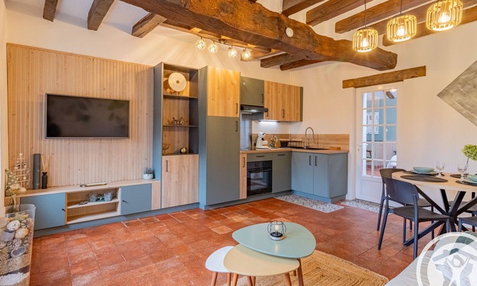 Loire-Authion Cabaña | Acogedor alojamiento cerca de Angers con terraza privada