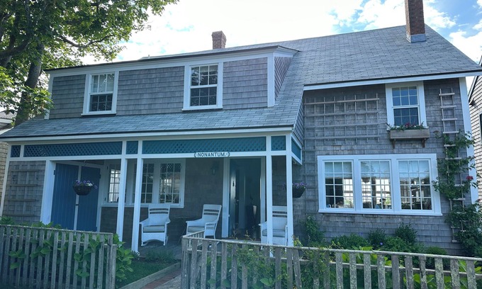 Siasconset Casa | Charming, luxury Cottage with Ocean Views seconds from the Beach! Front Street