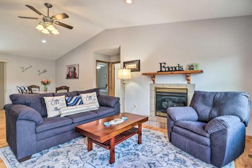 Mills River Casa | Charming Mills River Home with Porch and Yard!