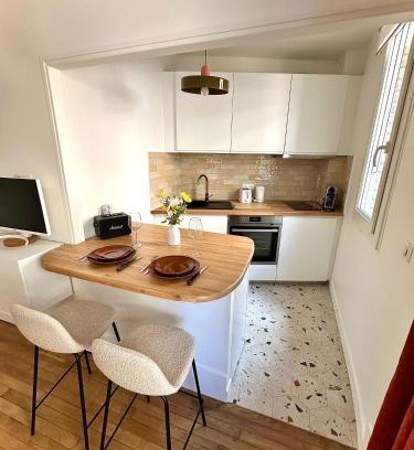 Combat Apartamento | Charming Newly Renovated Apartment by Buttes-Chaumont Park