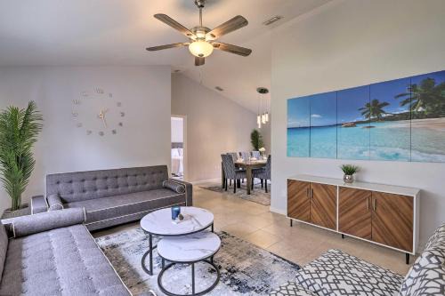 Interchange Square Casa | Charming Palm Bay Retreat with Spacious Yard!