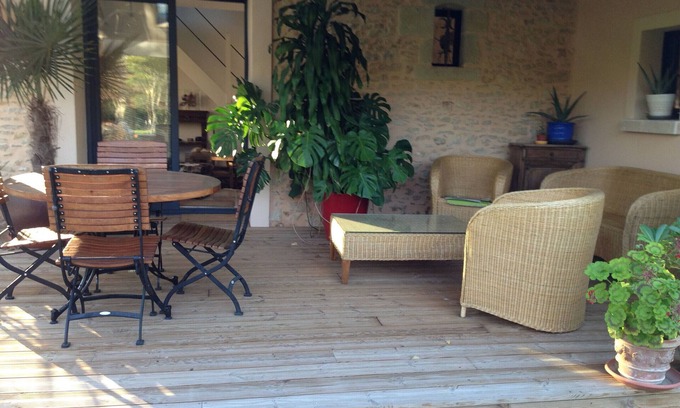 Luce-sous-Ballon Cabaña | Casa con encanto, arte y confort cerca de Le Mans con piscina y sauna