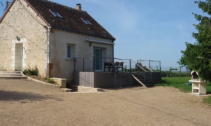 Houssay Cabaña | Encantadora casa rural con chimenea, jardín y juegos infantiles entre Vendôme y Lavardin
