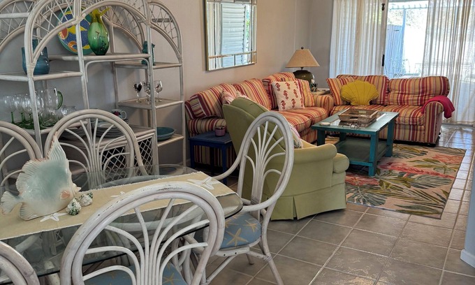 Bel Air Casa | Charming retreat across from Beach access 18 and steps to local attractions.