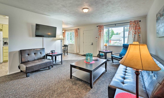 Rigby Apartamento | ¡NUEVO! Apt w / Patio actualizado - Mins to Lake & Downtown
