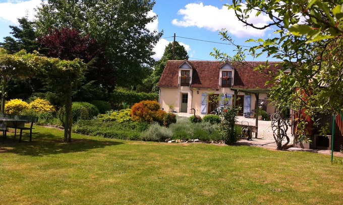 Chatillon-sur-Cher Cabaña | Encantadora casa rural con gran jardín a 10 minutos del zoológico de Beauval