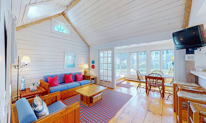 Mashpee Cabaña | Charming Seaside Cottage Central to the Beach and New Seabury Resort Community