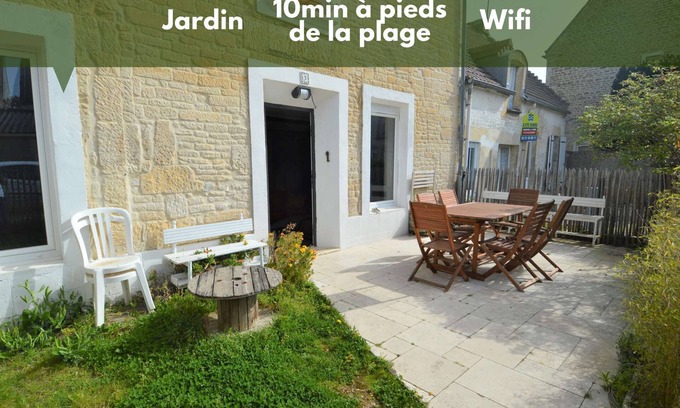 Luc-sur-Mer Casa | Charming seaside house - With garden and wifi