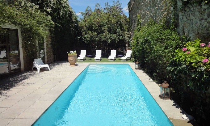 Pouzols-Minervois Casa | Casa de piedra con encanto, piscina, jardín, 8 personas, totalmente equipada