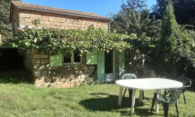 Chambonas Casa | Charming stone house with shared pool, Chambonas