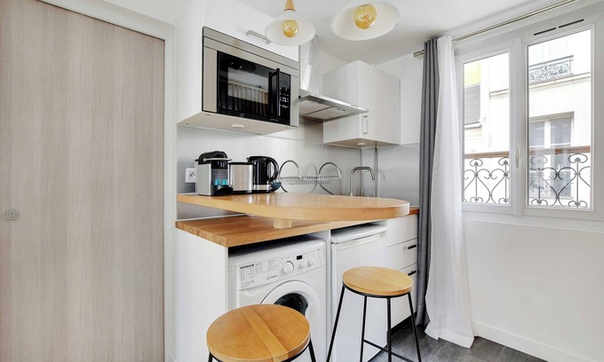 Quartier du Faubourg-Montmartre Apartamento | Charming Studio - 2P - Sentier