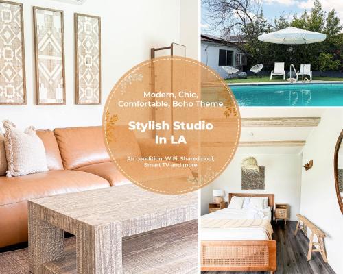 Ladera Heights Casa | Charming Studio Oasis with Pool Near SoFi - MKLAD4
