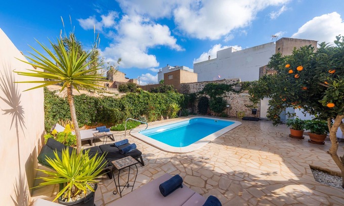 Santanyí Villa | Encantadora casa de pueblo con piscina - Can Tatau