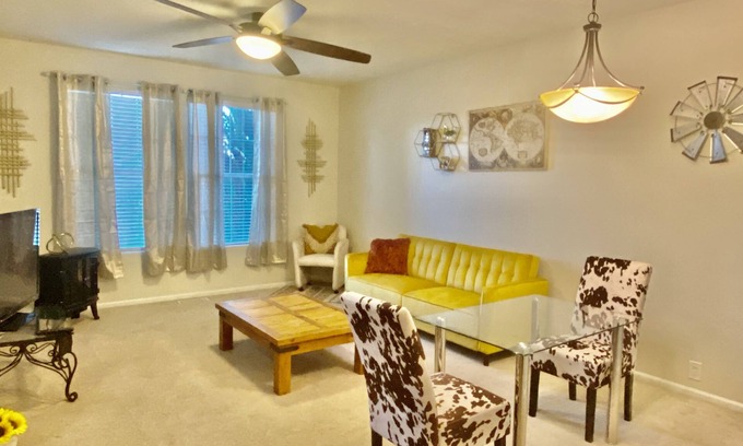 Fountain Casa | Charming two-story, garage, PLUS foreign car rental! Lodging & Transportation!!