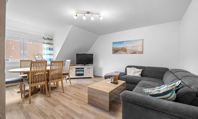 Fedderwardergroden Apartamento | Charming vacation apartment "Möwenschiet" in Wilhelmshaven-North for small families.