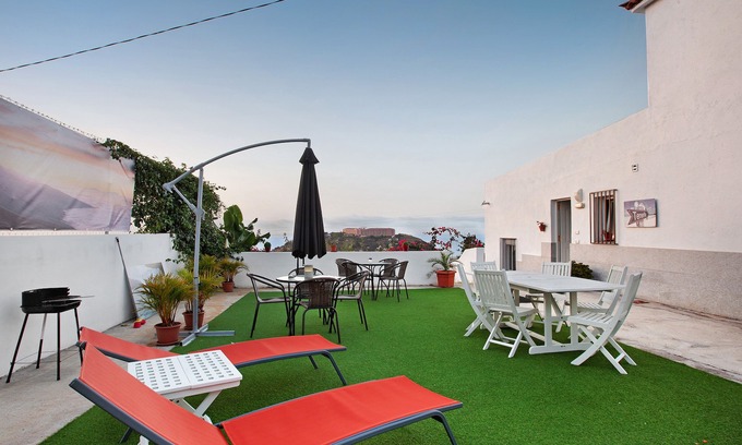 Las Arenas Casa | Encantadora casa de vacaciones "Finca Mirielle" cerca del mar y con vistas al mar, Wi-Fi y terraza