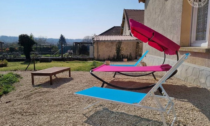 Viels-Maisons Cabaña | Casa rural con jardín, terraza y barbacoa en Viels-Maisons, cerca de Disneyland