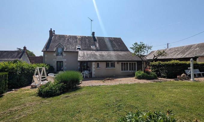 Preaux Cabaña | Casa rural con jardín, juegos y cerca de Chateaux de Loire y Zoo de Beauval