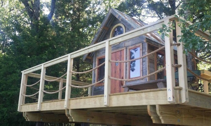 Elmo Complejo | Charming Waterfront Tree House in Kaufman