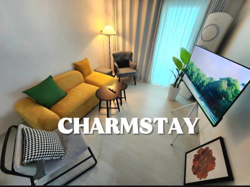 Sangam-dong Apartamento | CHARMSTAY In Seoul 합법숙소 공항철도 지하철역3분 3R2B
