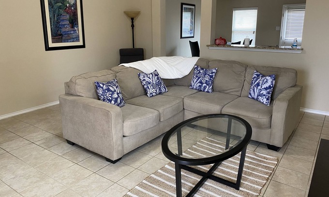 Princeton Casa | Cheerful 4 bedroom home with big living, kitchen, near major DFW cities.