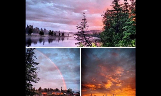 College Cabina | Chena River Roadhouse- River Front -Huge Deck- View Northern Lights & Wildlife