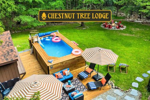 Albrightsville Casa | Chestnut Tree Lodge - Modern Wooded Escape