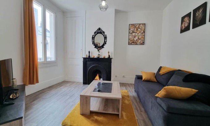 Anatole France Danton Apartamento | Chez K&D Studio Jaune Le Havre