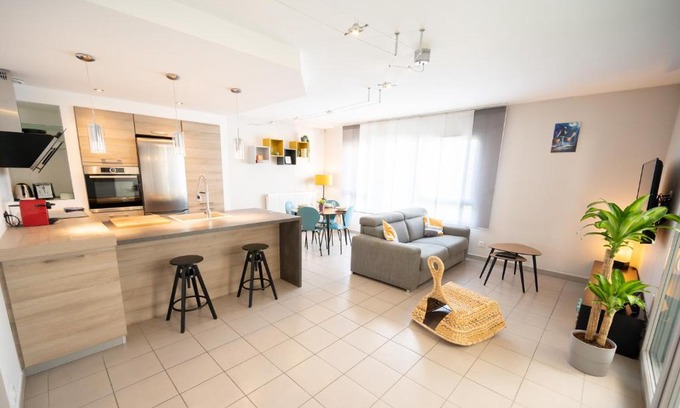 Leon Blum - Bon Coin Apartamento | Chez Léon - Métro, Bus, Garage Double, 6 Personnes